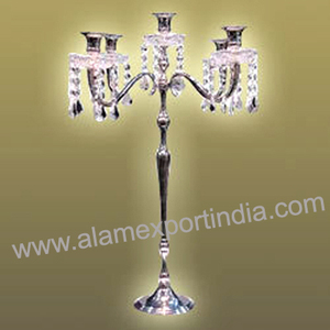 Chandelier suspendue en cristal, lustre en verre - Product Image 2