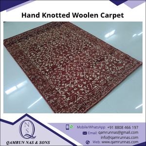 พรมตกแต่งลายดอกไม้สไตล์คลาสสิกสมัยใหม่ ทำจากขนสัตว์อย่างดี ผลิตด้วยมือ สำหรับปูพื้นบ้าน พรมดีไซน์เนอร์ สั่งซื้อขั้นต่ำ 1 ชิ้น - Product Image 2