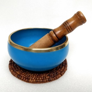 Juego de cuencos tibetanos de 7 Chakras de alta calidad | Juegos de cuencos de bronce hechos a mano para decoración tamaño 4" - Product Image 1