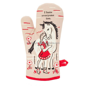 ถุงมือเตาอบพิมพ์ลาย/จุดทันสมัยสำหรับการจัดการที่ปลอดภัยของอุปกรณ์ครัวจานร้อน - Product Image 4