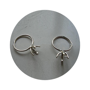 Fournitures en gros de supports de bague en argent sterling 925 à prix de marché - Product Image 1