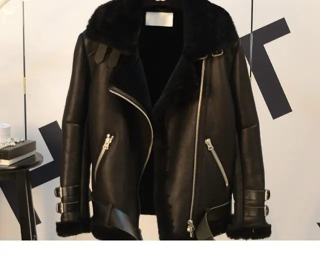Women Leather Jackets-Moto Jacket Melton Lake-Black motor bike jackets 100% sheep skin