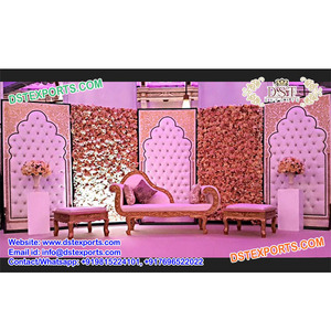 ชุดโซฟาสไตล์อิตาเลียนตกแต่งในฝันชุดโซฟาหนังสไตล์โมเดิร์นแบบเป็นกระจุกสำหรับงานแต่งงานเฟอร์นิเจอร์ประดับในงานแต่งงานปรับแต่งได้ - Product Image 1