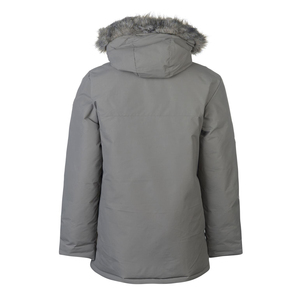 Veste Parka professionnelle pour hommes avec capuche respirante grande taille vêtements d'hiver fermeture à glissière et décoration de boutons - Product Image 2
