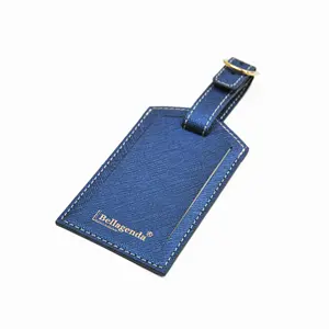 Hot Sale Supplier Superior Quality Multi Color Personalized Gifts Leather Luggage Tag and Name Tags