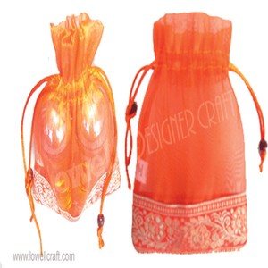 Pochette en organza pour décoration de bordure sacs-cadeaux pour occasions spéciales - Product Image 5