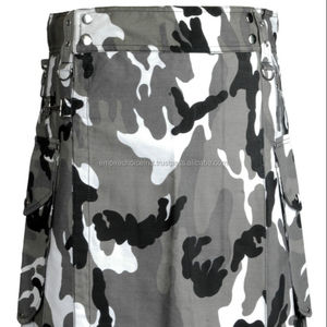 Men's Chocolate Brown Utility Kilt <b>Musical</b> Instrument <b>Accessory</b> - Product Image 5