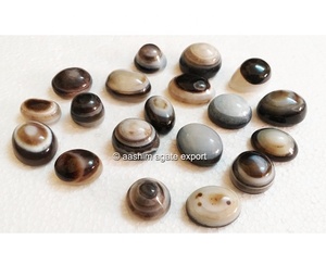 Vente en gros de mix d'yeux d'agate assortis pour la fabrication de bijoux pierres naturelles cristal artisanat Reiki roches minéraux gemmes fée yeux d'agate - Product Image 6