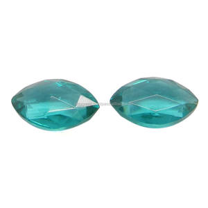 Apatite Hydro Man ทำจากหินอัญมณีสีเขียว5.35ก้อนขนาด16x10มม. สร้างขึ้นจากห้องปฏิบัติการเครื่องประดับ - Product Image 1