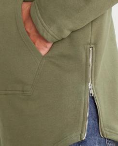 Venta al por mayor a granel de Terry francés en blanco transpirable sudaderas unisex con cremallera - Product Image 1