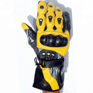 Gants de course Kepap en cuir polyuréthane à doigts entiers avec sangle de poignet réglable et poignées chauffantes pour la moto et les activités de plein air - Product Image 4