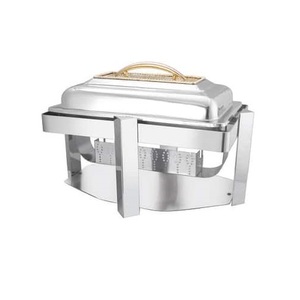 Phong cách Cổ điển chất lượng hàng đầu thiết bị thực phẩm phục vụ sử dụng chafing món ăn đồng mạ tự chọn Ware phục vụ phục vụ phục vụ chafing món ăn - Product Image 5
