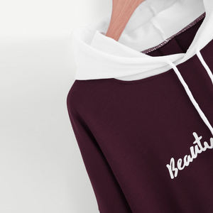 Sweatshirts à capuche en tricot pour femmes et adolescentes, taille plus, automne, manches longues, pull à capuche, haut, chemisier, surdimensionné - Product Image 4