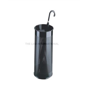 ที่วางร่มทรงกลม สีดำ ทำจากสแตนเลส สไตล์หรูหรา ใช้ตกแต่งทางเข้าบ้าน - Product Image 1