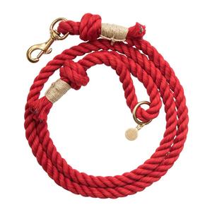 เชือกคอตตอนสำหรับสุนัขเชือกคอตตอนสีแดงทึบ - Product Image 1