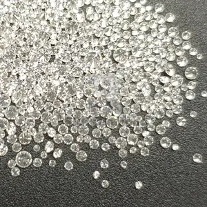 화이트 H I 컬러 자연 1.7 2.7 MM VS 순수성 다이아몬드 느슨한 Melee 라운드 닦은 다이아몬드 제조 업체