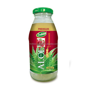 Venta al por mayor Trobico Premium Aloe Vera Bebida con sabor a Granada Puré en botella Envasado - Product Image 1