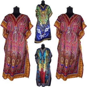 El más nuevo Jalabiya 2025 Dubai Fancy Dress, Abaya Jalabiya Maxi mujeres musulmanas vestido largo Kaftan 2025 vestido bloque de mano impreso Kaftan - Product Image 2