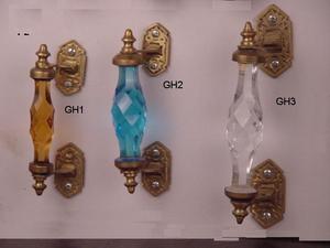 Poignée de porte en laiton antique, disponible en toutes les couleurs, - Product Image 3