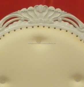 Meuble de chambre peint en acajou, mobilier indonésien-français, lit de 15 cm en acajou - Product Image 4