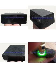 Pierres précieuses brillantes de jade en néophote, blocs d'étiquette pour cabochons, pierres précieuses en vrac - Product Image 1