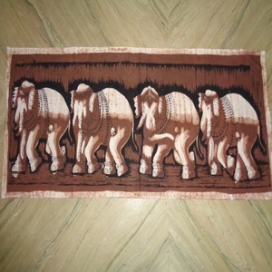 Colores sólidos Elephant Group Batik Impreso Algodón Tapices para colgar en la pared Tapices Técnicas de punto al por mayor de La India - Product Image 5