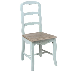 Silla de comedor de madera de diseño moderno Shabby Chic con altura ajustable para muebles de oficina en casa - Product Image 6