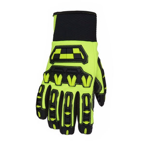 Gants mécaniques Anti-Vibration Protection contre les chocs Coton Résistant à la chaleur Anti-Slip Free TPR Back Sample for Mechanic Mining - Product Image 2