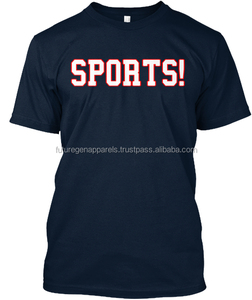 T-shirt de sport décontracté à manches courtes imprimé sur mesure en polyester/coton, sérigraphie, logo avant, grande taille, écologique - Product Image 5