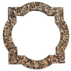 ESPEJO DE Pared para Decoración del Hogar ESPEJO Inteligente Vidrio Decorativo Redondo IN;34648 TIJARAT MOSAIC - Product Image 4