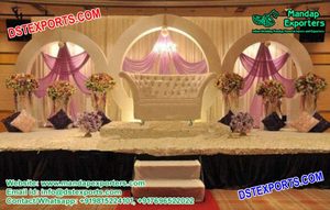 Cadres muraux de décor de scène de mariage, livraison gratuite, classe supérieure, arrière-plan, pour réception de mariage, décoration - Product Image 5