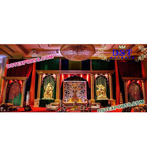 Mandapam doré ouvert pour mariage indien, dernier modèle, élégant et luxueux, à vendre en Australie pour événements - Product Image 1