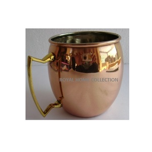 Hot Selling Solid Hammered Metal Copper <b>Moscow</b> <b>Mule</b> <b>Mug</b> Custom Royal Copper Drinkware Wholesale Home Hotel Restaurants Bar - Product Image 3