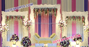 Paneles de Fondo para Escenario de Boda Modernos, Paneles Grandes de Fibra Tallada para Escenario de Boda - Product Image 4