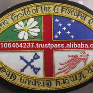 Pin de gran tamaño personalizado de alta calidad de alambre de 100% fabricación nueva en parches bordados hechos a mano Material de fieltro Color y forma personalizados - Product Image 6