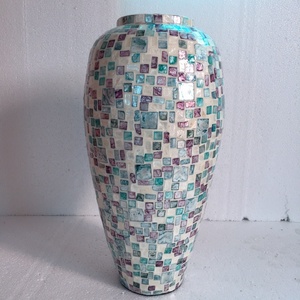 Jarrón de nácar Natural de alta calidad más vendido, decoración moderna hecha a mano para el hogar de Vietnam para hoteles, decoraciones navideñas - Product Image 2