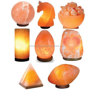 Lampe au sel de l'Himalaya en forme de rose sculptée écologique de haute qualité avec Feng Shui pour une utilisation au bureau - Product Image 6