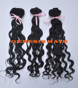 Cabello humano sin procesar, cabello virgen indio sedoso liso, tejido, cutícula, Alineación - Product Image 4