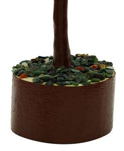 Arbre à puce d'aventurine vert foncé Reiki Stone Decor Arbre de vie artificiel pierre naturelle 7 chakra cristal puce cadeaux chanceux - Product Image 3