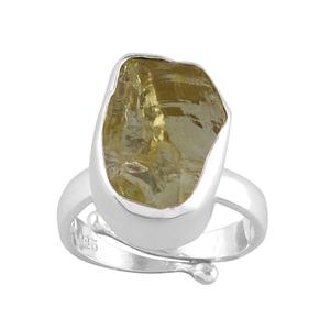 Anillos de cuarzo Natural, joyería de plata de ley 925 con limón - Product Image 6