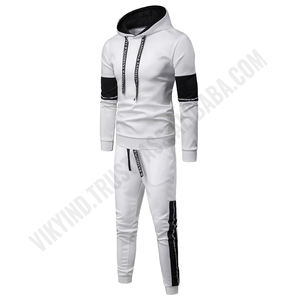 Viky Industries-chándal de manga larga para hombre, traje masculino con logotipo personalizado, estilo Hip Hop, 2 piezas - Product Image 3