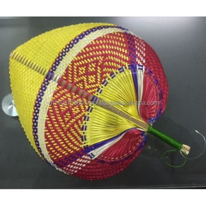 Éventail à main en bambou/Palm hanfan Ms.Holiday - Product Image 5