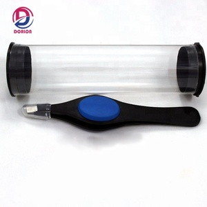 แหนบหนีบคิ้วแบบด้ามจับทำจากยางอะคริลิคพลาสติกใช้บรรจุหลอดโลโก้ได้ตามต้องการ - Product Image 1