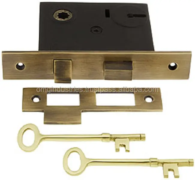 OMG Industries Bloqueio De Hardware Porta Bloqueio De Segurança Definir Chave Mortise Lock Handle