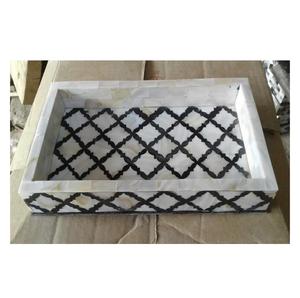Mother of Pearl Tray Household Hotel Restaurant Food Serving Tray With Handle <b>MOP</b> Serving Tray <b>for</b> Hot <b>Sale</b> - Product Image 4