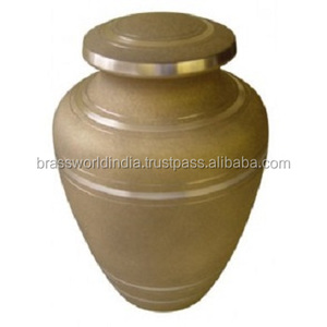 Nueva Urna Funeraria/de Cremación para Adultos Estilo Americano de Brassworld India Funeral Supplies - Product Image 6