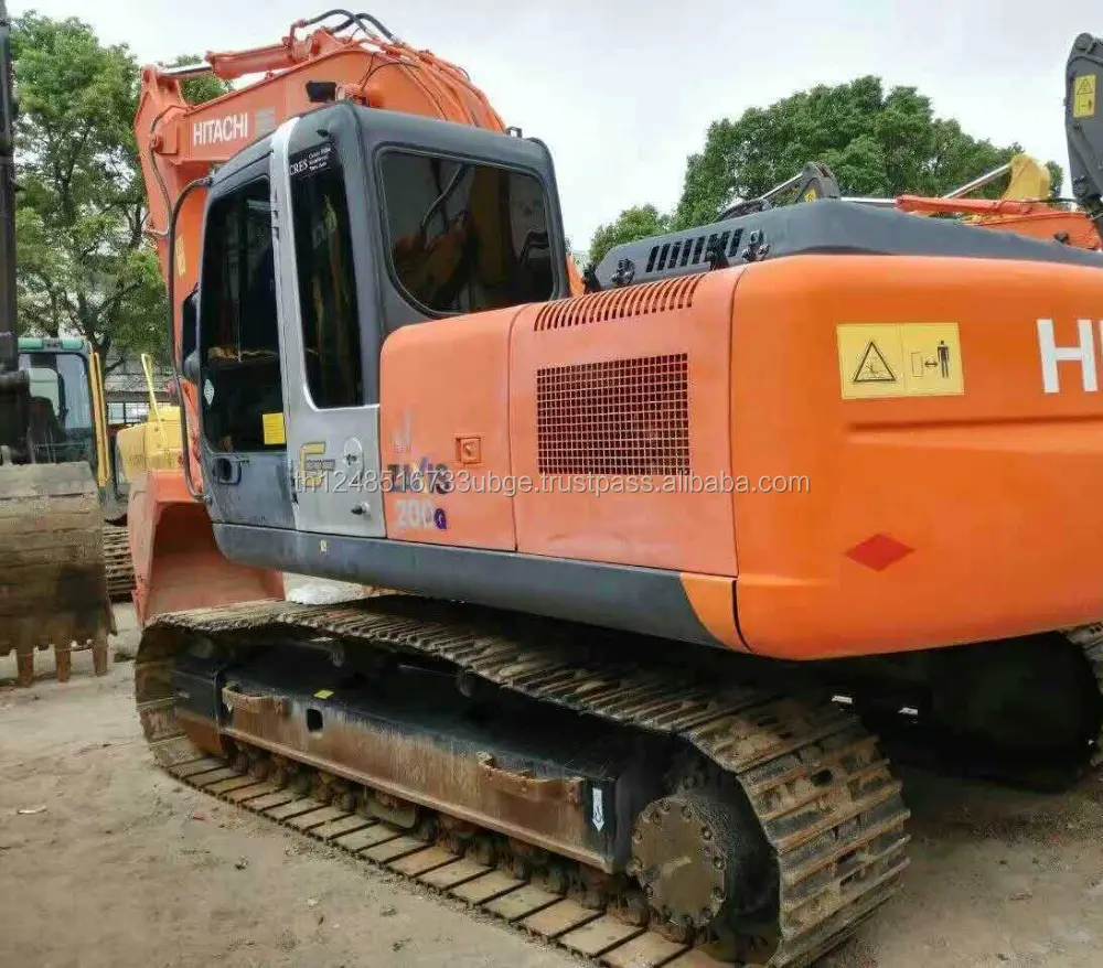 used HITACHI ZX200 excavator in lowest price with high quality