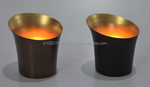 Stylish Metal Tealight Votive Holder for Home Wedding & Christmas Festivals for Candle Jars & <b>Lantern</b> Gifting - Product Image 3