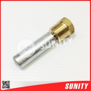 LINGOTE de Zinc de calidad superior para mantenimiento de barcos, ánodos de aleación de aluminio de 16mm * 50mm * M8 + 1/2 para HYUNDAI, nuevo, Taiwán - Product Image 2