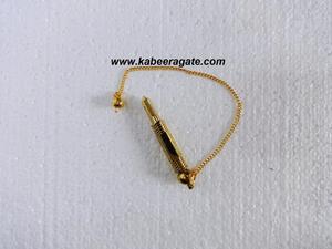 Péndulo de metal al por mayor: pin de esmalte de péndulo de palo dorado al por mayor - Product Image 2